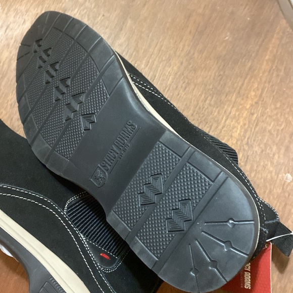 Nwt Stacey Adam’s  micro suede black men’s shoe - Picture 3 of 5